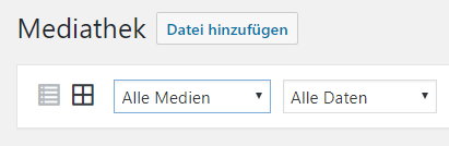 WordPress – Bilder aufräumen